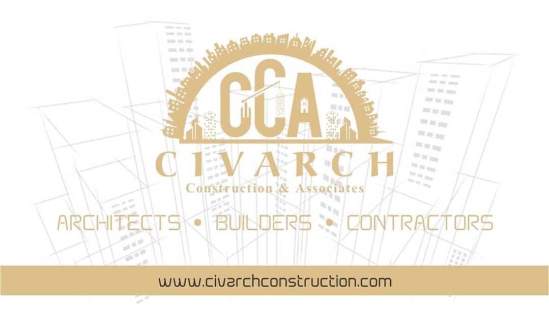 CCA CIVARCH Construction & Associates business logo design
